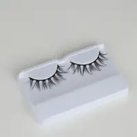 Ресницы накладные &laquo;Лучи&raquo;, 10-15 мм, V-форма, без клея, чёрные