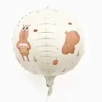 Воздушный шар фольгированный 25"  сфера &laquo;Милые капибары"