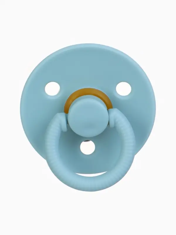 Набор классических пустышек, 2 шт., латекс, серо-синий/серый, в контейнере, от 0 мес., M&B   1088492