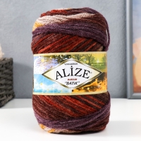 Пряжа для вязания спицами, крючком ALIZE, Burcum batik, 100% акрил, 210 м/100 г, (3379)