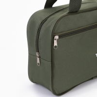 Сумка для обуви на молнии, TEXTURA, наружный карман, цвет хаки