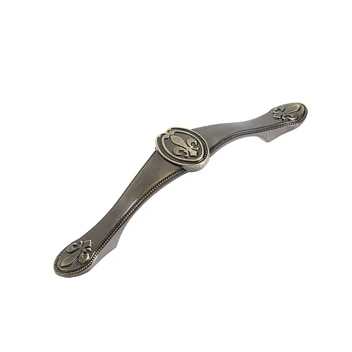 Ручка-скоба мебельная ТУНДРА PC174, м/о 96 мм, цвет бронза