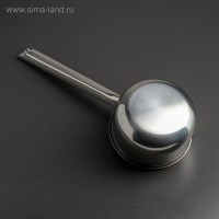 Ковш из нержавеющей стали, 1,1 л, 39&times;14,5&times;8,5 см, металлическая ручка