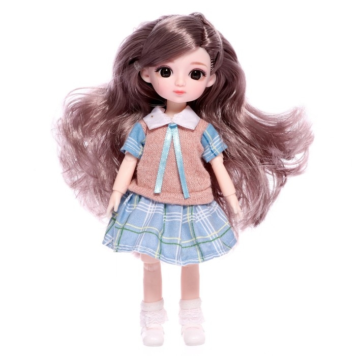 Кукла шарнирная &laquo;Арина&raquo; в платье, МИКС