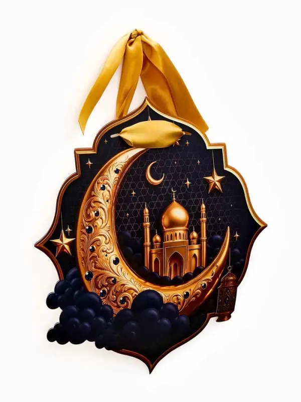 Плакат "Священный праздник" с лентой