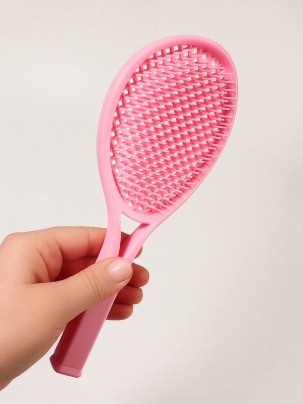 Расческа массажная овал ДЛЯ СУШКИ ВОЛОС 24*10см розовый подвес QF Расческа массажная овал ДЛЯ СУШКИ ВОЛОС 24*10см розовый подвес QF