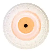 Горшок цветочный  с поддоном 2,9 л, белый керамика "Пряности" (М)