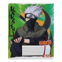 Тетрадь 12 листов в клетку, Naruto, обложка мелованный картон, МИКС