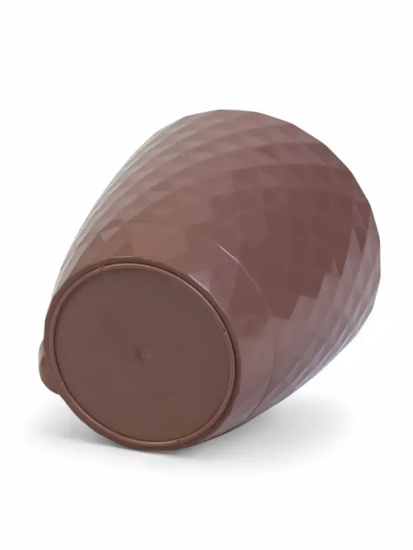 Кашпо с прикорневым поливом "Румба" 1,5 л, D14 см, h-14,5 см, цвет мокко