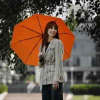 Зонт складной Monsoon, оранжевый