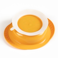 Тарелка детская на присоске Giraffix, цвет МИКС