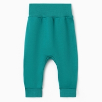 Штанишки детский MINAKU "New Year's cars", цвет зеленый, рост 68-74 см