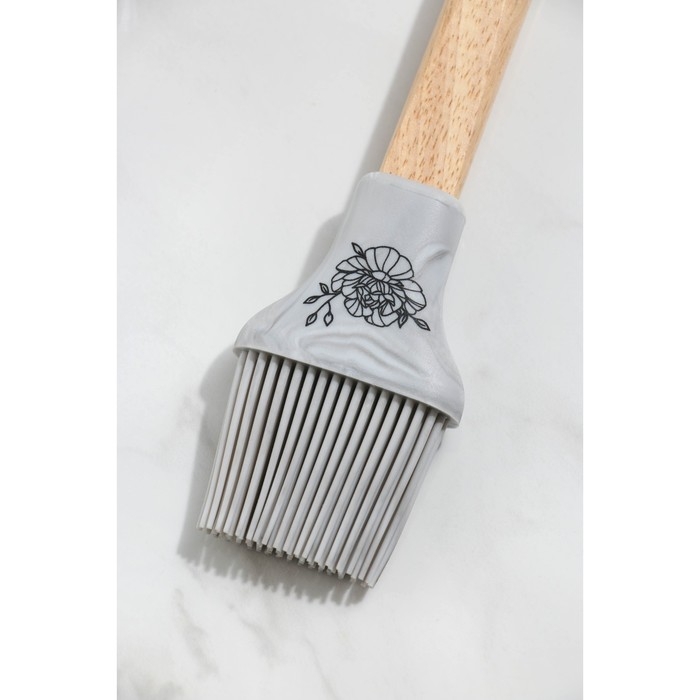 Кисть силиконовая кулинарная &laquo;Для вкусных блюд&raquo;, 11.5 &times; 27 см