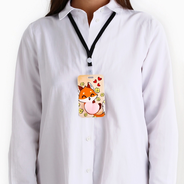 Чехол для бейджа &laquo;Милаш&raquo;, 6,9 х 11 см