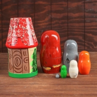 Матрёшка &laquo;Теремок&raquo; 7 персонажей, МИКС