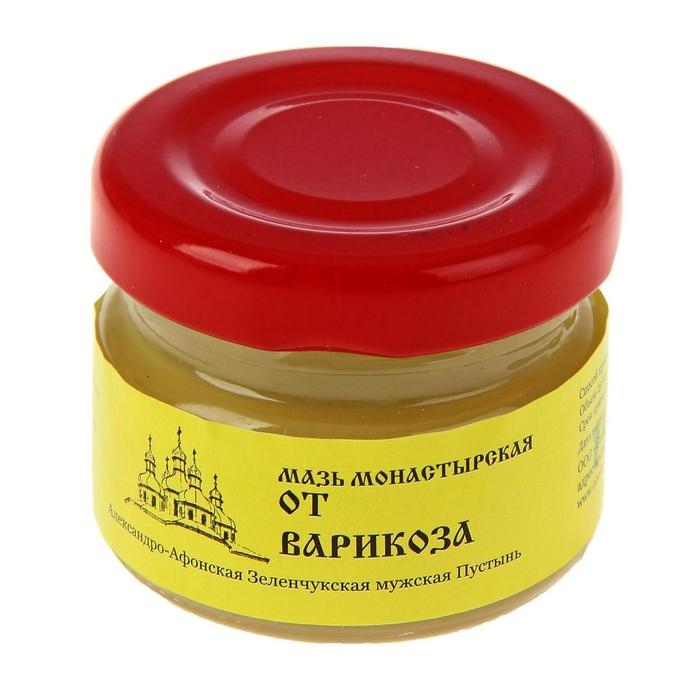 Мазь «Монастырская От варикоза», 25 мл, Мазь «Монастырская От варикоза», 25 мл, "Бизорюк"