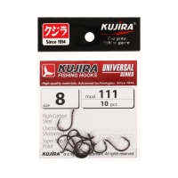 Крючки Kujira Universal 111, цвет BN, № 8, 10 шт. Крючки Kujira Universal 111, цвет BN, № 8, 10 шт.
