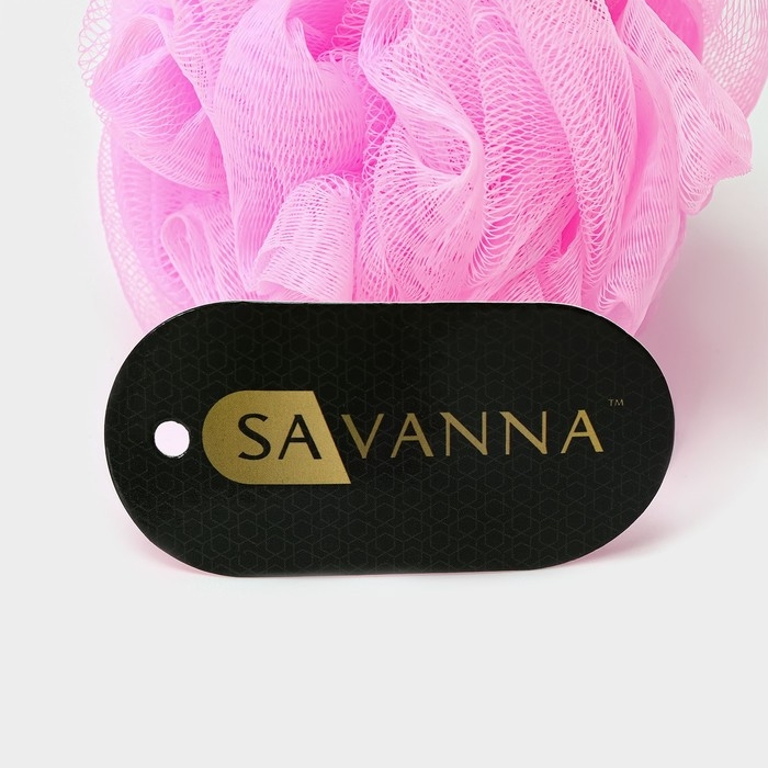 Мочалка для тела SAVANNA «Единорожка», цвет розовый Мочалка для тела SAVANNA «Единорожка», цвет розовый
