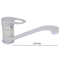 Смеситель для кухни Accoona A4130E, однорычажный, бежевый, глянец Смеситель для кухни Accoona A4130E, однорычажный, бежевый, глянец