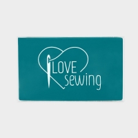 Игольница магнитная, 11 &times; 6,5 см, цвет тёмно-бирюзовый