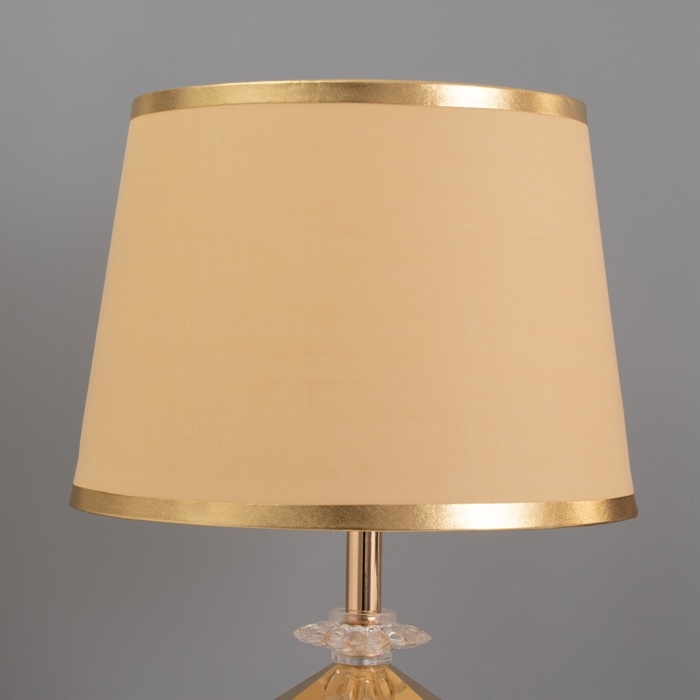 Лампа настольная "Яиме" 1х40Вт Е27 1х3Вт LED золото 25х25х42см