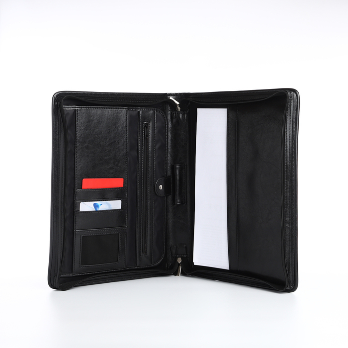 Папка для документов &laquo;Алекс&raquo;, А4, цвет чёрный