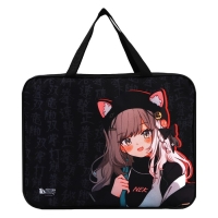 Папка для труда А4 на молнии текстиль 70мм 350 х 270 &laquo;1 сентября: Аниме&raquo;