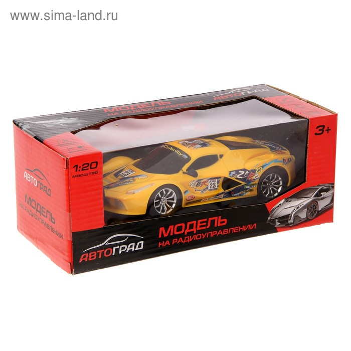 Машина радиоуправляемая &laquo;СпортКар&raquo;, работает от батареек, МИКС