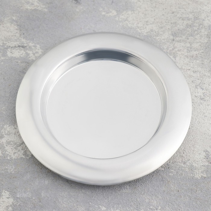 Подсвечник "Чашка 110" металл на одну свечу, 11х11 см, хром