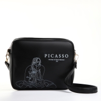 Сумка женская через плечо TEXTURA, маленького размера, цвет чёрный Сумка женская через плечо TEXTURA, маленького размера, цвет чёрный