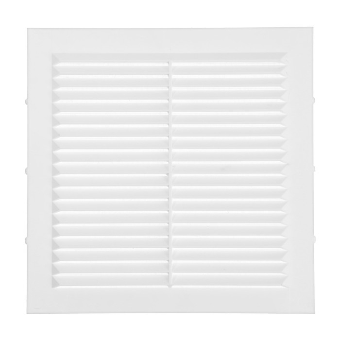 Решетка вентиляционная ZEIN Люкс Л185, 185 х 185 мм, с сеткой, неразъемная