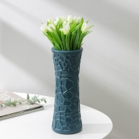 Ваза для цветов, 8,2×22 см, 650 мл, цвет МИКС Ваза для цветов, 8,2×22 см, 650 мл, цвет МИКС