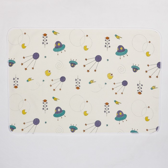 Пеленка на непромокаемой основе, 50*70 см &laquo;Космос&raquo;