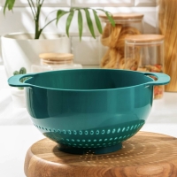 Набор для кухни Compact, 3 предмета: миска 4,5 л, дуршлаг 22 см, миска мерная 1,2 л Набор для кухни Compact, 3 предмета: миска 4,5 л, дуршлаг 22 см, миска мерная 1,2 л