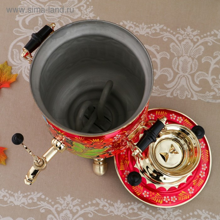 Самовар &laquo;Рябина&raquo;, банка, 3 л, электрический