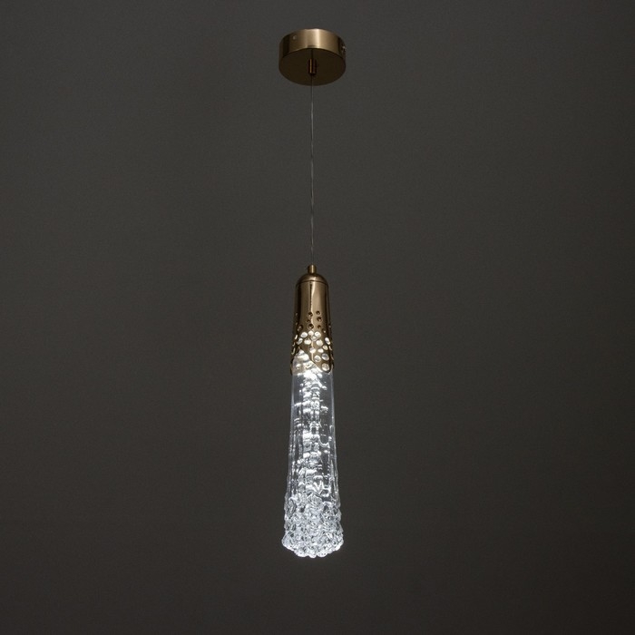 Светильник BayerLux "Шарон" LED 10Вт золото 8,5х8,5х40-150 см