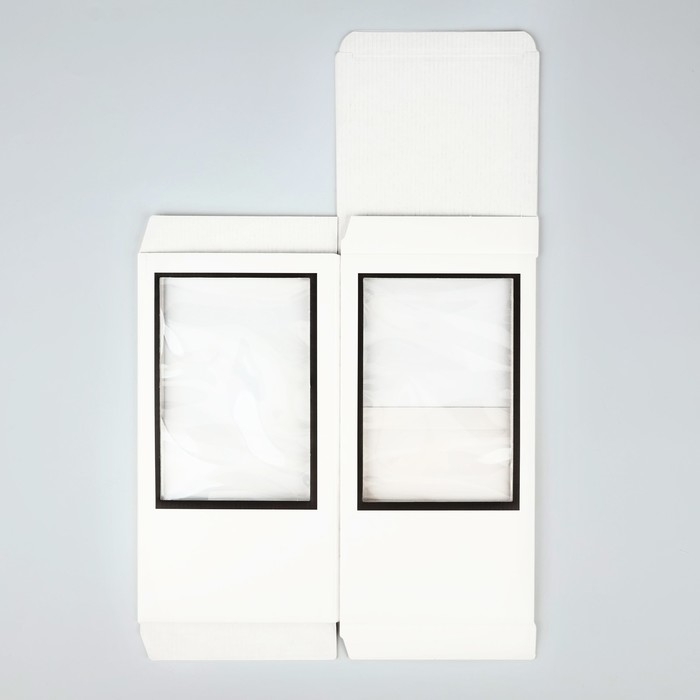 Коробка подарочная для цветов с вазой из МГК складная, упаковка, &laquo;Счастье рядом&raquo;, 16 х 23 х 16 см