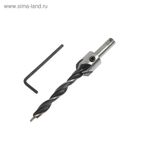 Сверло с зенкером ТУНДРА, 8 х 110 мм Сверло с зенкером ТУНДРА, 8 х 110 мм