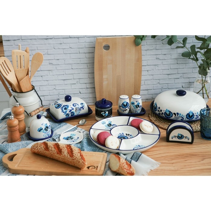 Блинница Доляна &laquo;Свиристель&raquo;, d=23 см, цвет белый