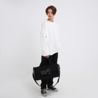 Сумка спортивная ROAR, 40х24х21, отделение на молнии, длинный ремень, черный цвет