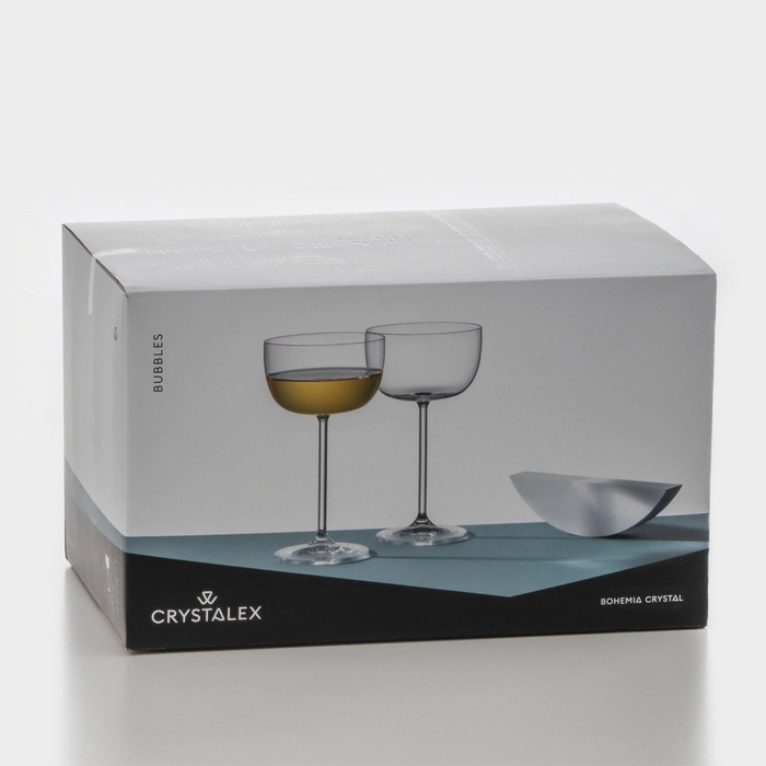 Набор стеклянных бокалов для мартини «Баблс», 290 мл, 6 шт Набор стеклянных бокалов для мартини «Баблс», 290 мл, 6 шт