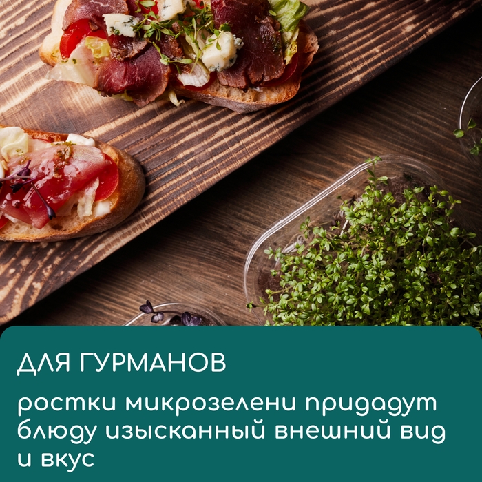 Коврик из кокосового волокна, для выращивания микрозелени, 50 &times; 25 см, Greengo