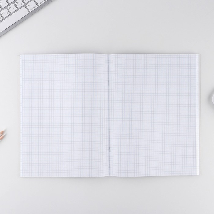 Тетрадь в клетку А4, 80 листов на скрепке, &laquo;1 сентября: Малахит&raquo;, обложка мелованный картон 215 гр белизна 96%