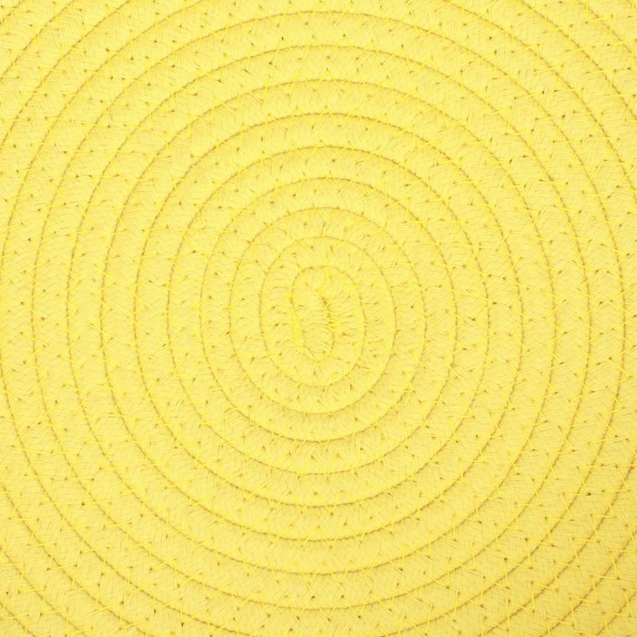 Экологичный лежак  для животных  (хлопок+рогоз),  45 х 37 х 16 см, вес до 25 кг, жёлтая