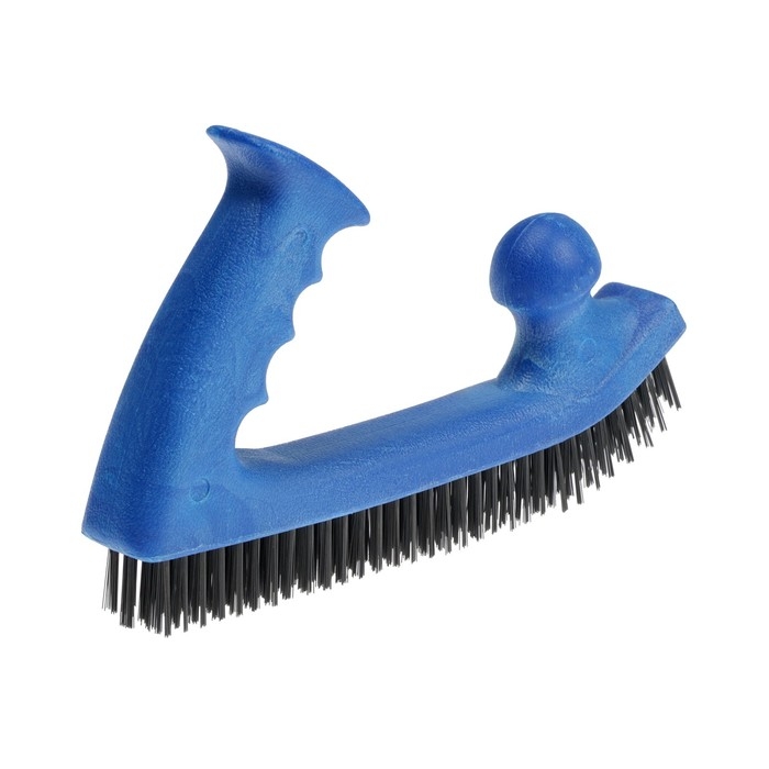 Щетка металлическая двуручная ТУНДРА, пластиковая рукоятка, 5-рядная, стальная щетина Щетка металлическая двуручная ТУНДРА, пластиковая рукоятка, 5-рядная, стальная щетина