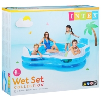 Бассейн надувной &laquo;Семейный&raquo;, с 4 сиденьями, 229 х 229 х 66 см, от 3 лет, 56475NP INTEX