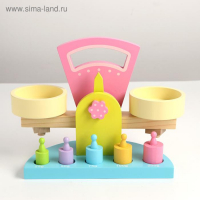 Игрушка из дерева &laquo;Весы&raquo; 12,5&times;27&times;20 см