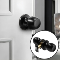 Защелка 1101, пустая, цвет матовый черный Защелка 1101, пустая, цвет матовый черный