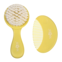Набор детских расчесок, 2 шт., цвет желтый Набор детских расчесок, 2 шт., цвет желтый