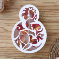 Коробка подарочная, кондитерская упаковка &laquo;8 марта&raquo; белая, 22 х 16 х 5 см